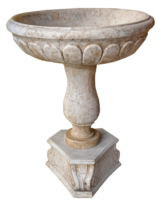 Acquasantiera Marmo rotonda