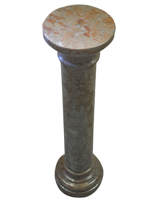 Colonna in marmo scuro