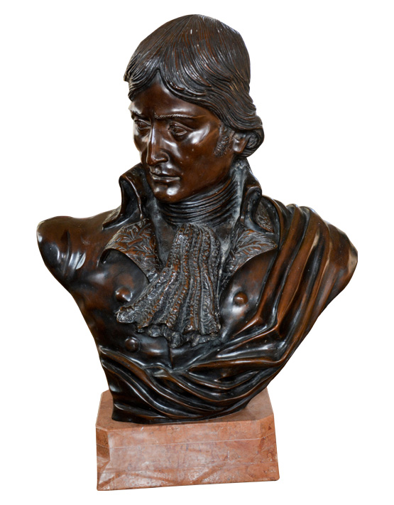 Busto Beethoven bronzo