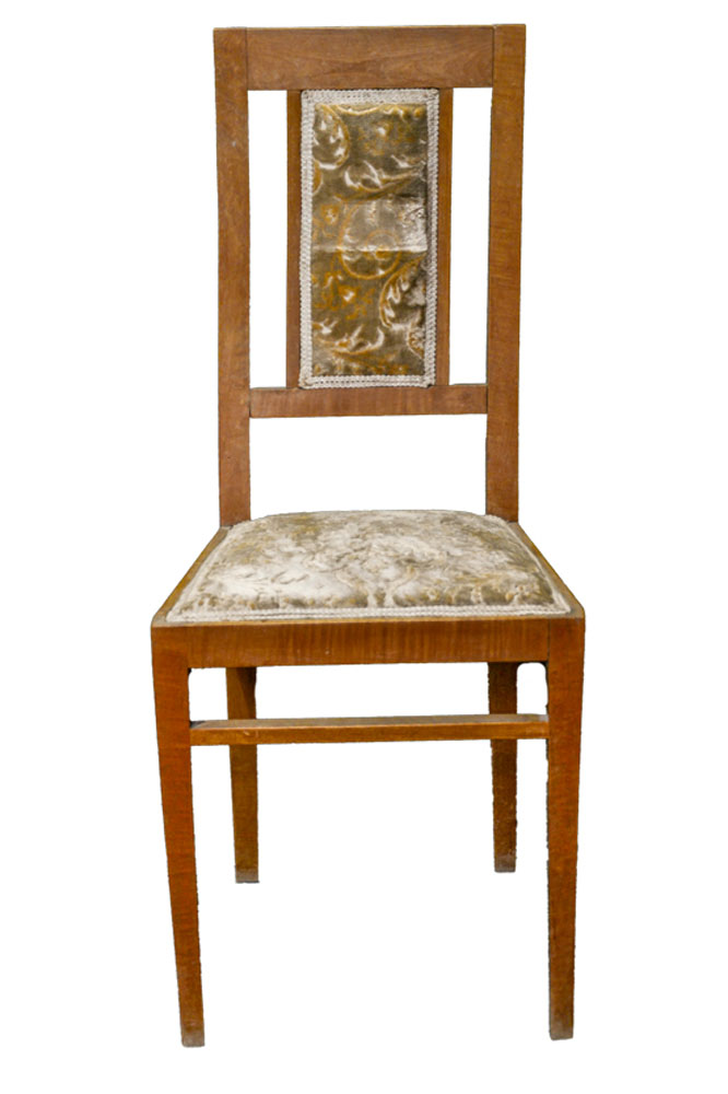 Sedia Legno seduta in tessuto   