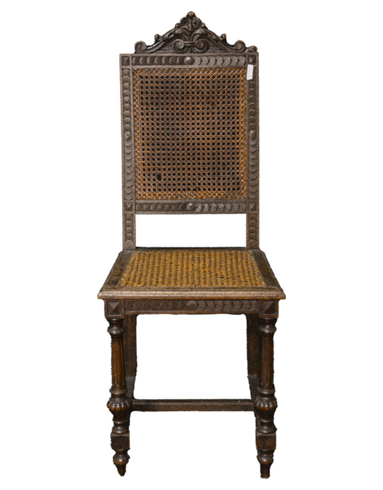 Sedia Legno seduta in tessuto  