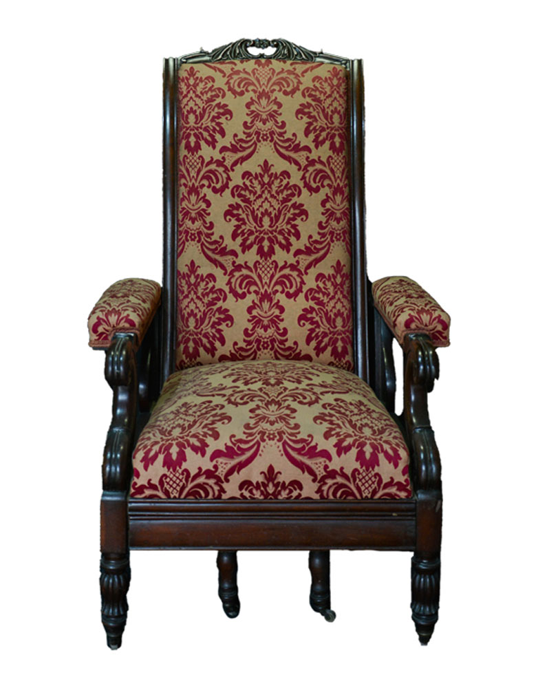 Poltrona Reale con poggia piedi