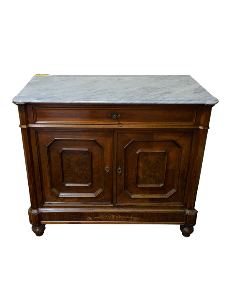 Cassettiera con Marmo