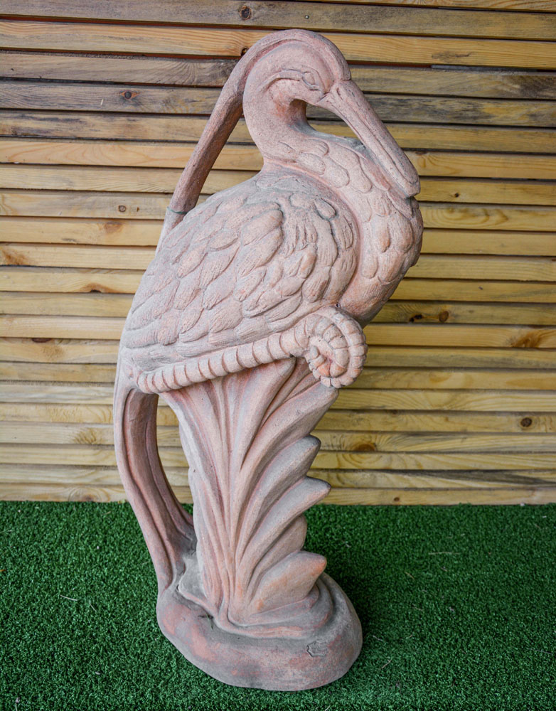 Fenicottero in cotto