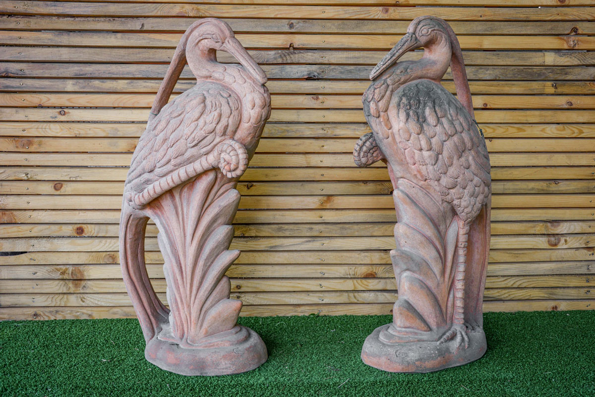 Fenicottero in cotto