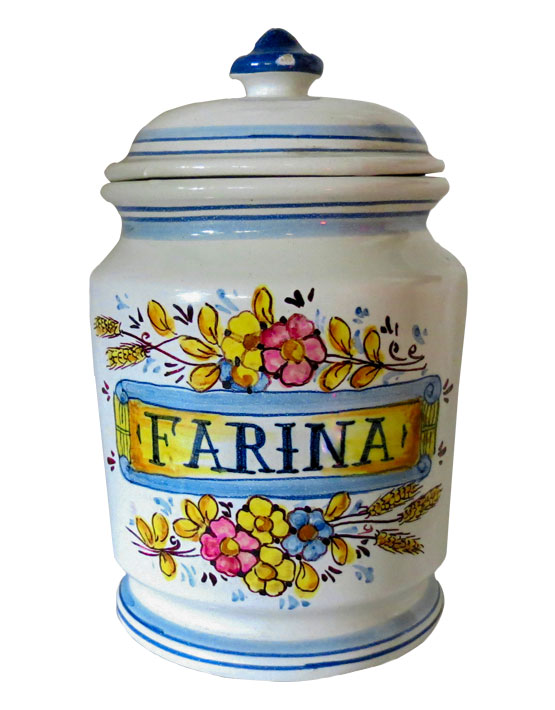 Barattolo Farina  Fiori