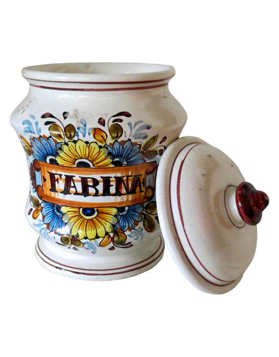 Barattolo Farina  Gerbere