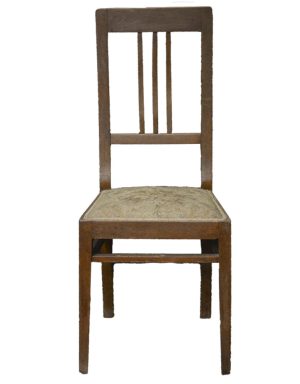 Sedia Legno seduta in tessuto