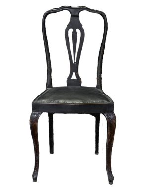 Sedia seduta in pelle