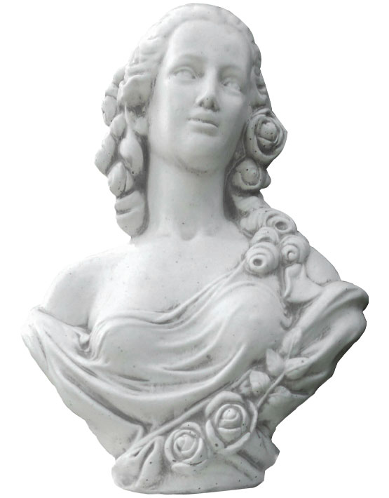 Busto Dama cemento