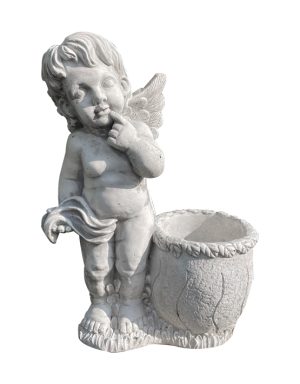 Angelo con portavaso