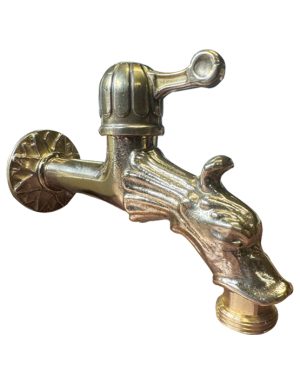 Rubinetto artistico ottone lungo