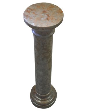 Colonna in marmo scuro